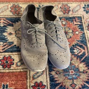 Cole Haan zero grand suede tie up shoes. Size 8